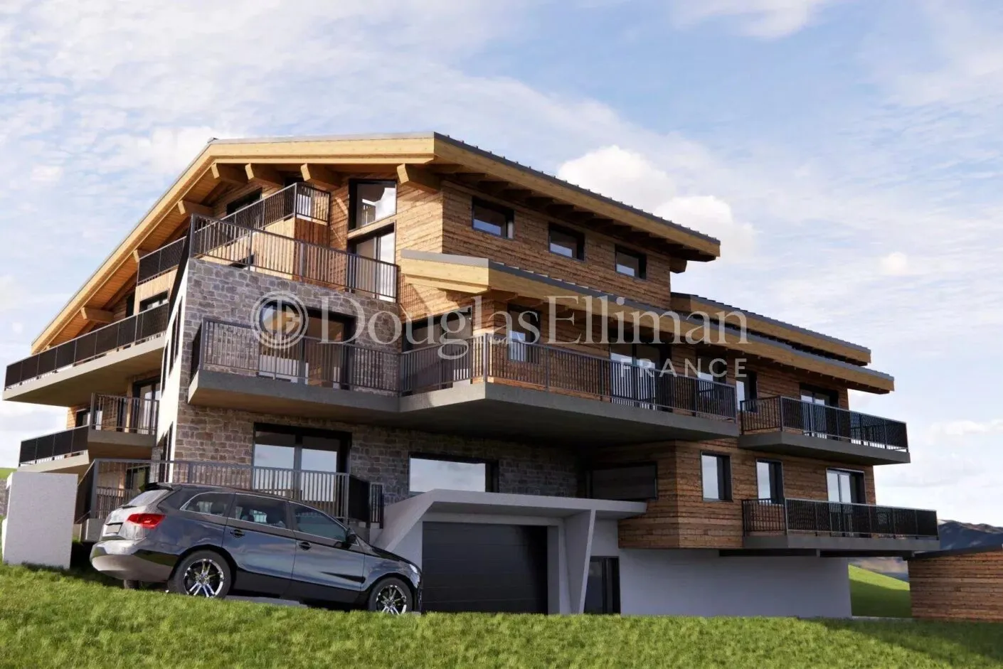 Image - LES HOUCHES – New build apartment building comprising 12 apartments