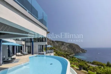Image - EZE-BORD-DE-MER – Stunning Contemporary Villa with Panoramic Sea Views - Picture n°1