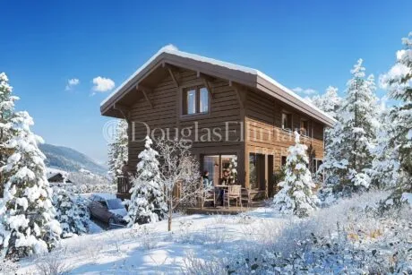 Image - MEGEVE – Chalets neufs haut de gamme dans un lotissement intimiste - Image nᵒ1