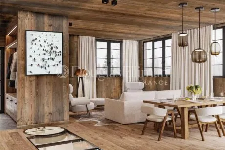 Image - CHAMONIX – A to-be renovated 3-bedroom luxury loft-style apartment in Chamonix - Picture n°1