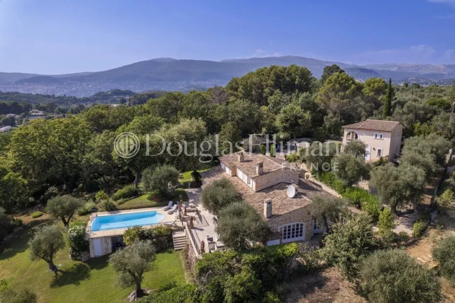 Image - VALBONNE : Belle Villa en Pierre avec Vue, à Proximité du Village