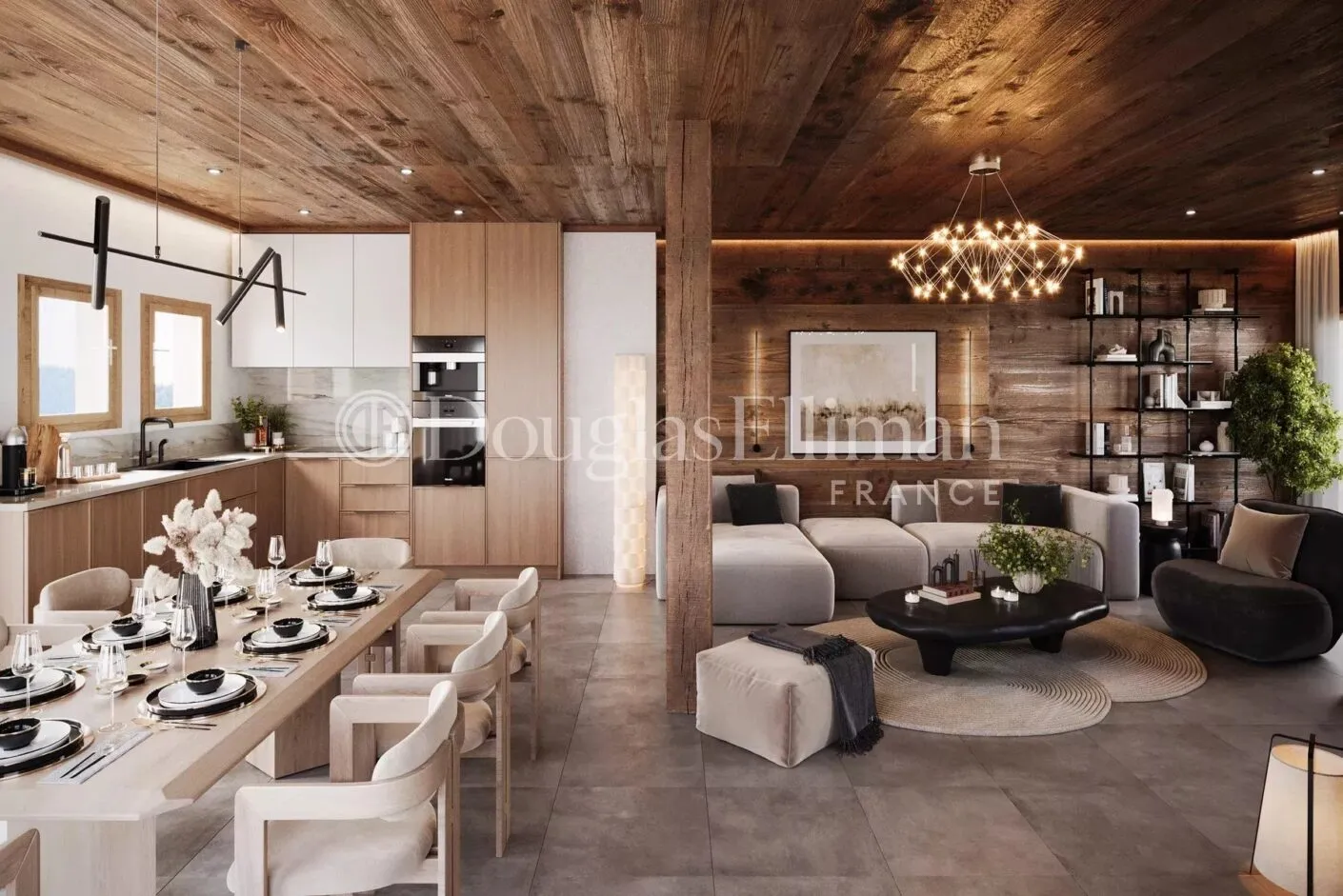 Image - MEGEVE – high-quality new-build chalets in an intimate development