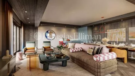 Image - COURCHEVEL – Trois lodges de 5 chambres avec salle de cinéma - Image nᵒ1