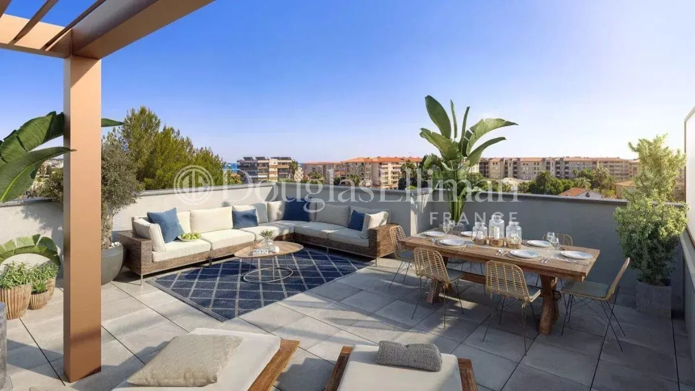 Image - ANTIBES – Penthouse 4 pièces avec 92m2 de terrasses