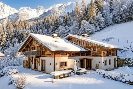 Image - LES HOUCHES – Une ferme traditionnelle magnifiquement rénovée - Image nᵒ1