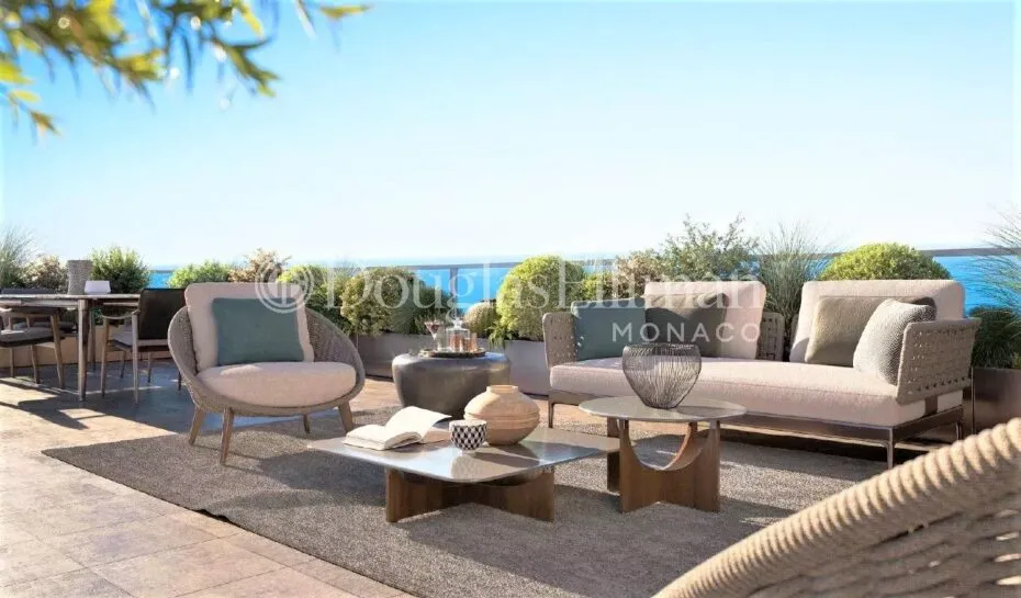 Image - Monaco – La Rousse – Penthouse with panoramic sea view
