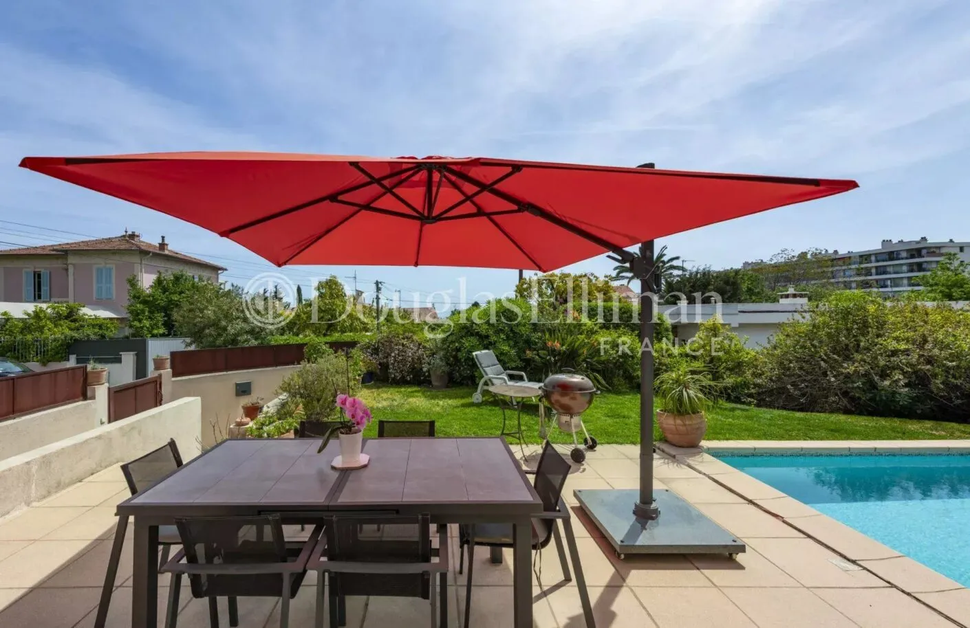 Image - NICE – FABRON – Villa moderne avec vue mer dans un domaine privé